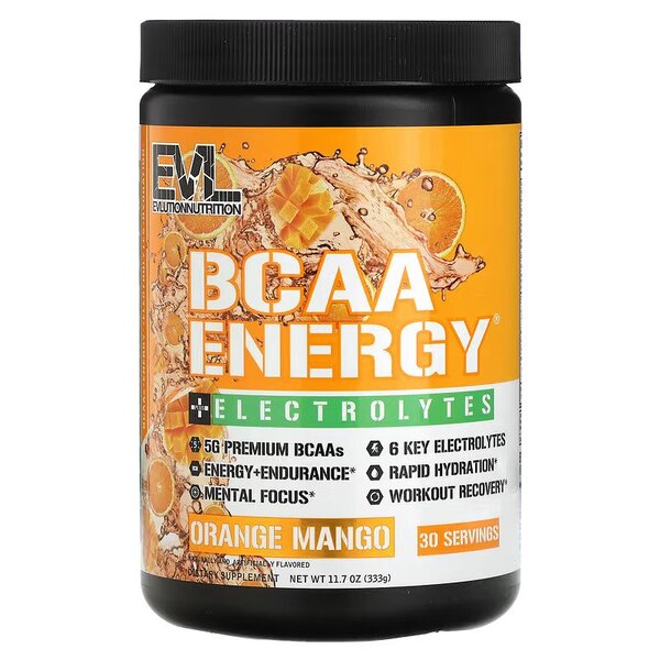 EVLution Nutrition BCAA Energy + Electrolytes - 345g