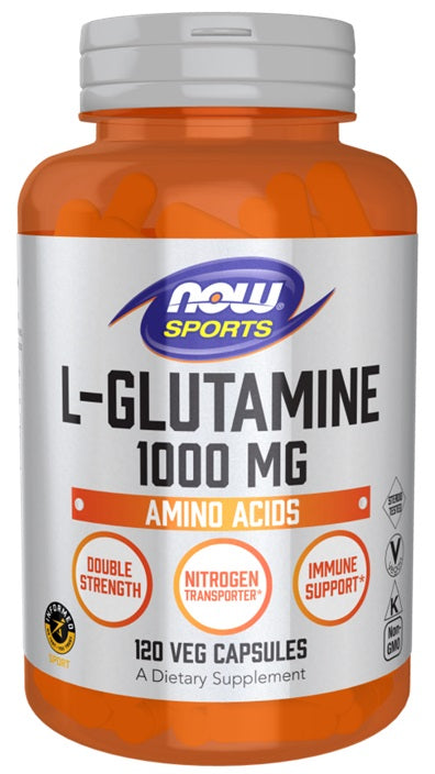 NOW Foods L-Glutamine - 1000mg - 120 vcaps