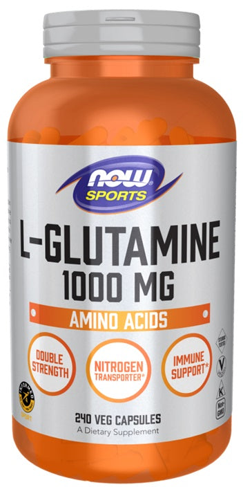 NOW Foods L-Glutamine - 1000mg - 120 vcaps