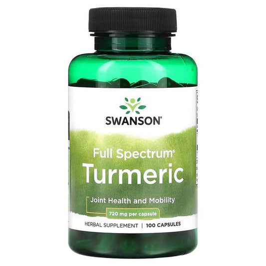 Swanson Full Spectrum Turmeric - 720mg - 100 caps