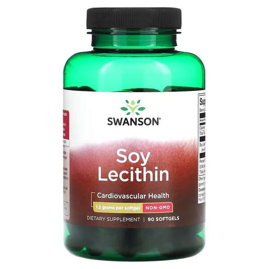 Swanson Soy Lecithin - 1200mg - 90 softgels