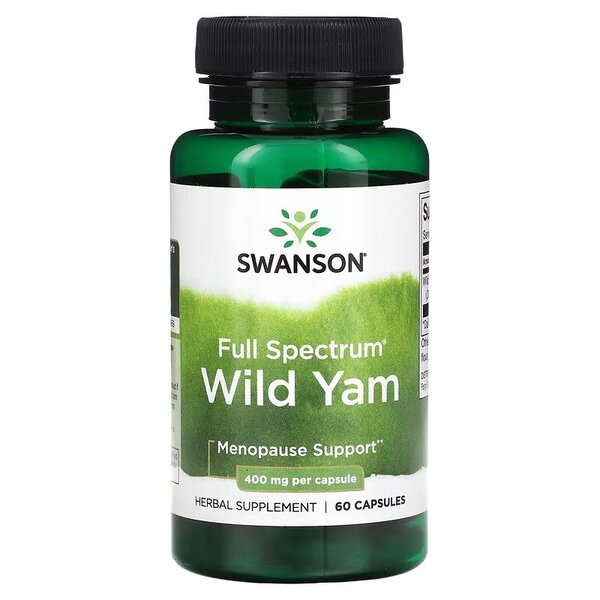 Swanson Full Spectrum Wild Yam - 400mg - 60 caps