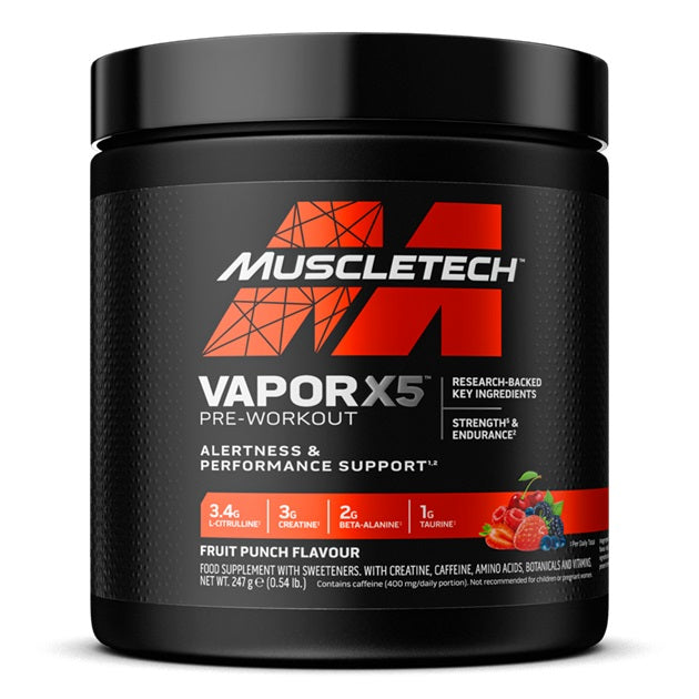 MuscleTech Vapor X5 Pre-Workout  - 252g