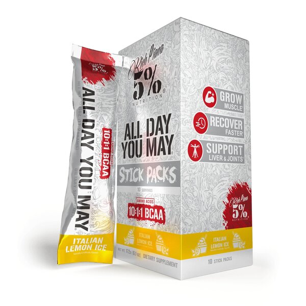 5% Nutrition 5% Nutrition AllDayYouMay Legendary Series Stick Packs  - 10 x 17g