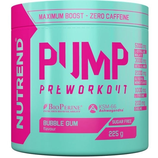 Nutrend Nutrend Pump Pre-Workout Bubble Gum - 225g