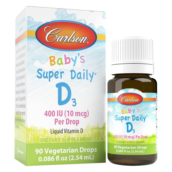 Carlson Labs Baby's Super Daily D3 - 400 IU - 10 ml.