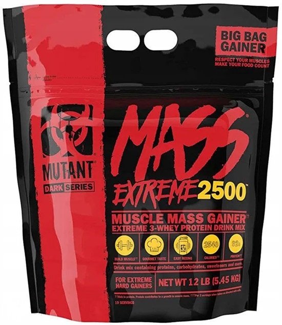 Mutant Mass Extreme 2500, Cookies & Cream - 2720g