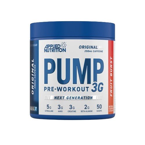 Applied Nutrition Pump 3G Pre-Workout, Fruit Burst (EAN 5056555204962) - 375g
