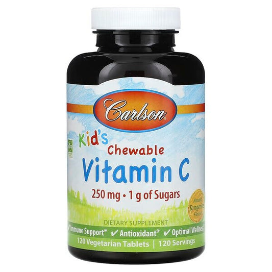 Carlson Labs Carlson Labs Kid's Chewable Vitamin C 250mg  - 120 vegetarian tablets