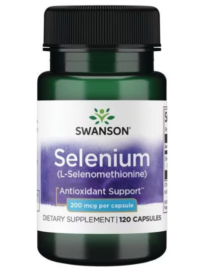 Swanson Selenium - 200mcg - 120 caps