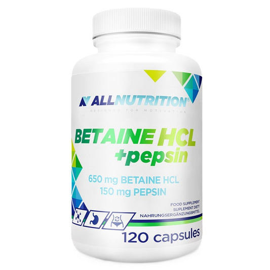 Allnutrition Allnutrition Betaine HCl + Pepsin  (EAN 5902837748474)- 120 caps