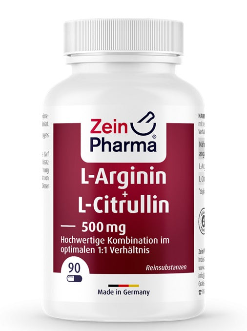 Zein Pharma Zein Pharma L-Arginine + L-Citrulline 500mg - 90 caps