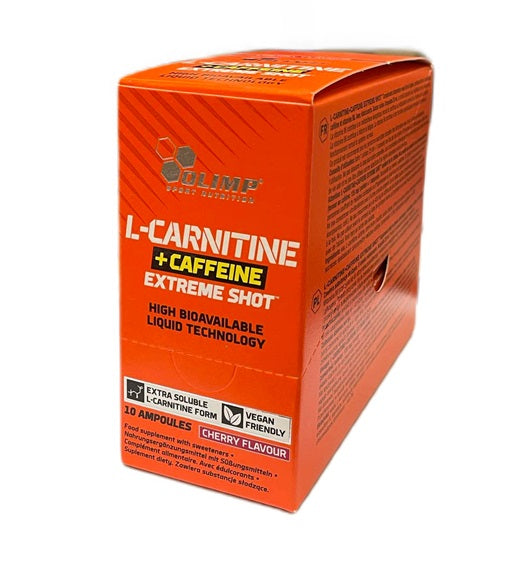 Olimp Nutrition Olimp Nutrition L-Carnitine + Caffeine Extreme Shot  - 10 x 25 ml.