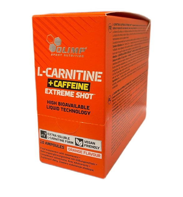 Olimp Nutrition Olimp Nutrition L-Carnitine + Caffeine Extreme Shot  - 10 x 25 ml.