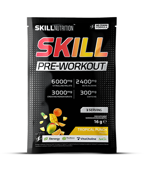 Skill Pre-Workout, Blue Raspberry - 16g (1 serving)