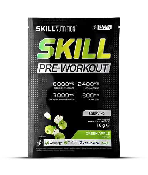 Skill Pre-Workout, Blue Raspberry - 16g (1 serving)