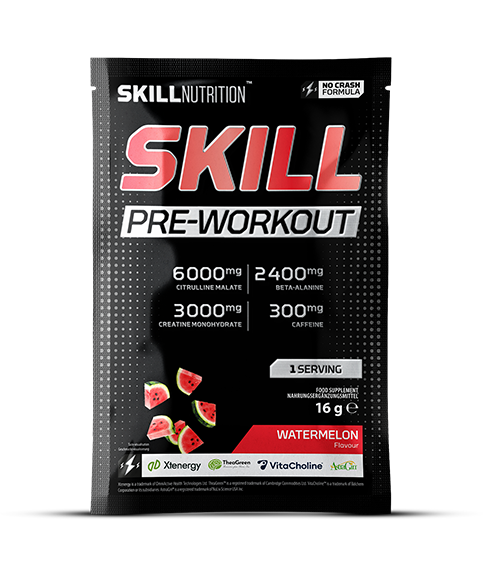 Skill Pre-Workout, Blue Raspberry - 16g (1 serving)