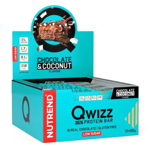 Nutrend Nutrend Qwizz 35% Protein Bar  - 12 x 60g