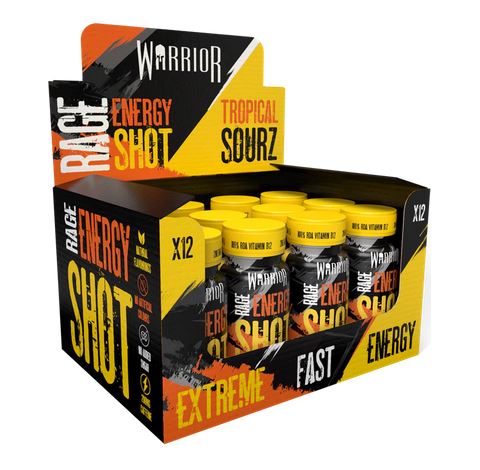 Warrior Warrior Rage Energy Shot  - 12 x 60 ml.
