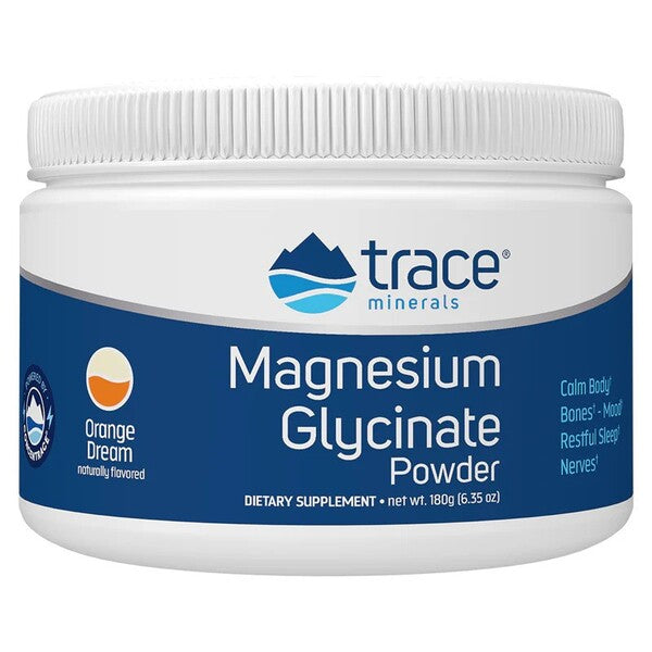 Trace Minerals Magnesium Glycinate Powder, Grape - 180g