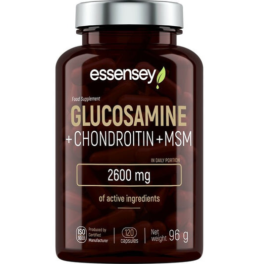 Essensey Essensey Glucosamine + Chondroitin + MSM - 120 caps