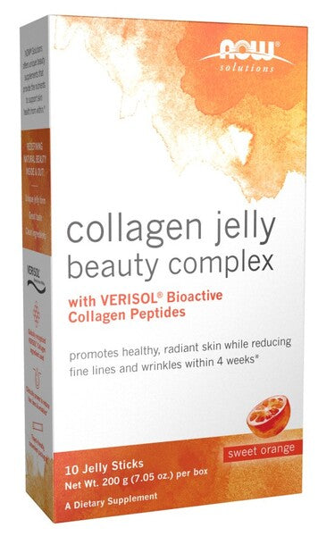 NOW Foods Collagen Jelly Beauty Complex  - 10 jelly sticks