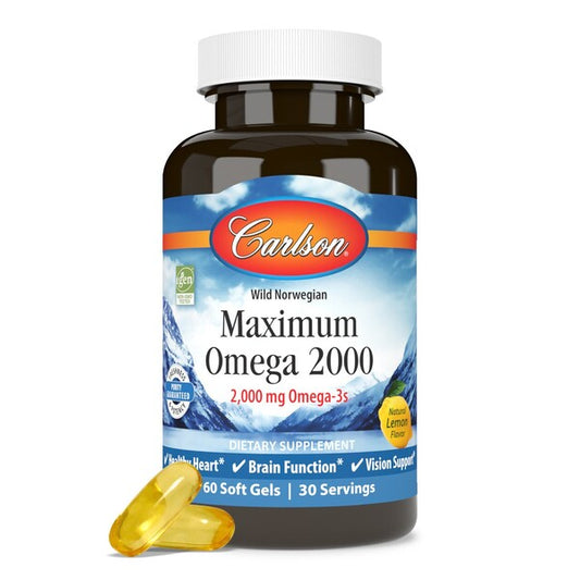 Carlson Labs Maximum Omega 2000 - 60 softgels