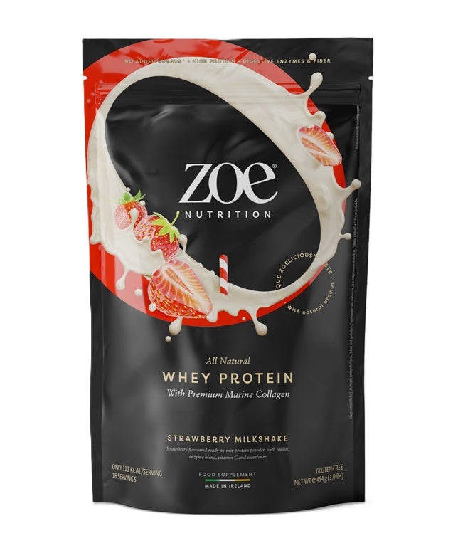 ZOE Nutrition Whey Protein with Premium Marine Collagen   - 454g