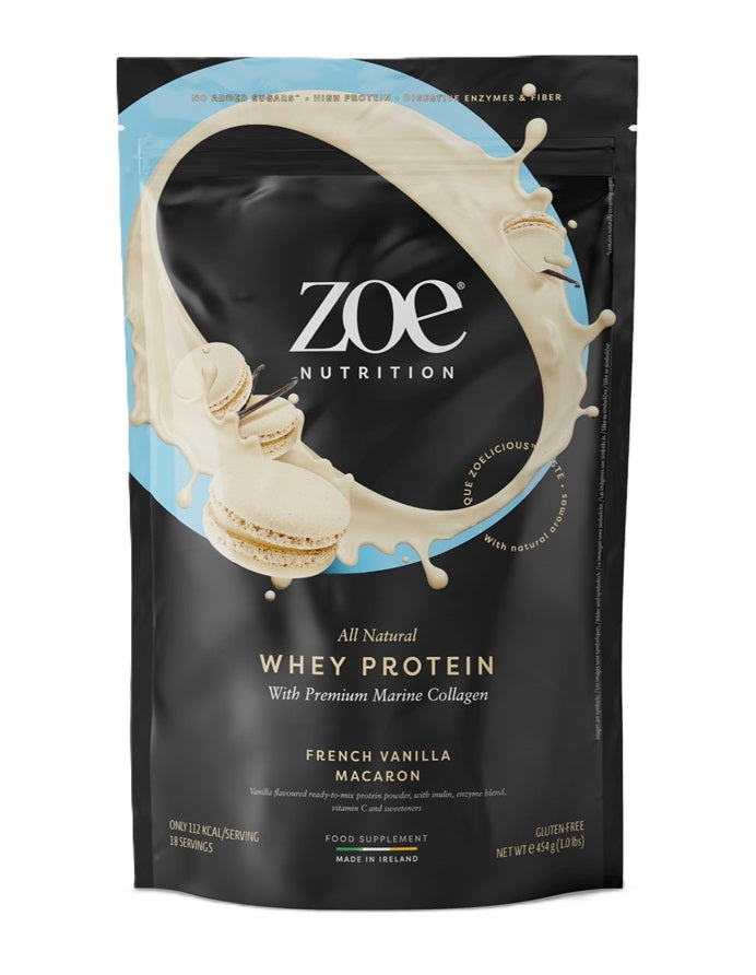 ZOE Nutrition Whey Protein with Premium Marine Collagen   - 454g