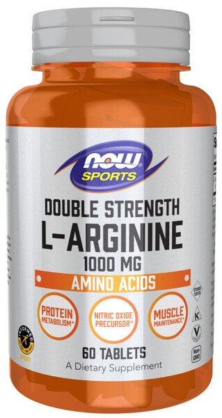 L-Arginine, 1000mg - 180 tablets