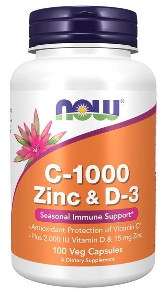 C-1000 Zinc & D-3 - 100 vcaps