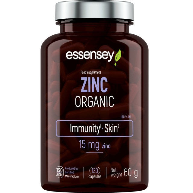 Essensey Zinc Organic 15mg - 120 caps