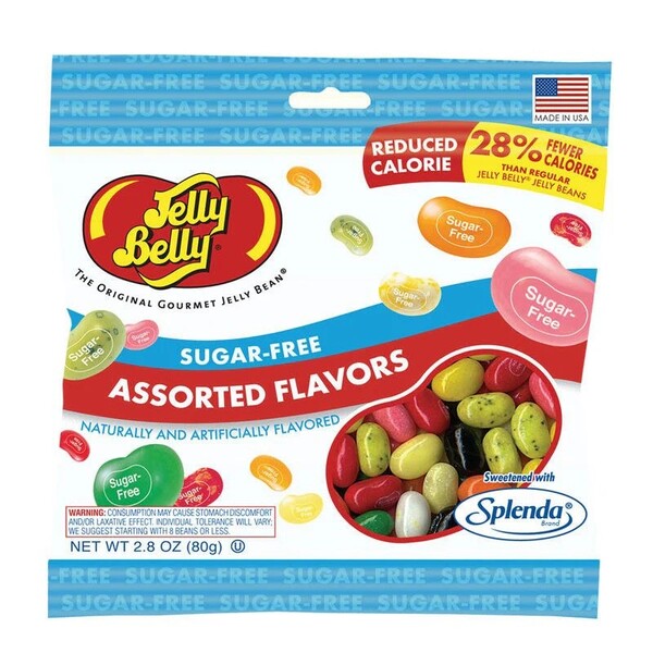 Jelly Belly Sugar-Free Assorted Flavors Jelly Beans - 80g