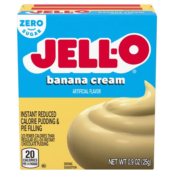 Instant Pudding & Pie Filling Sugar Free, Banana Cream - 25g