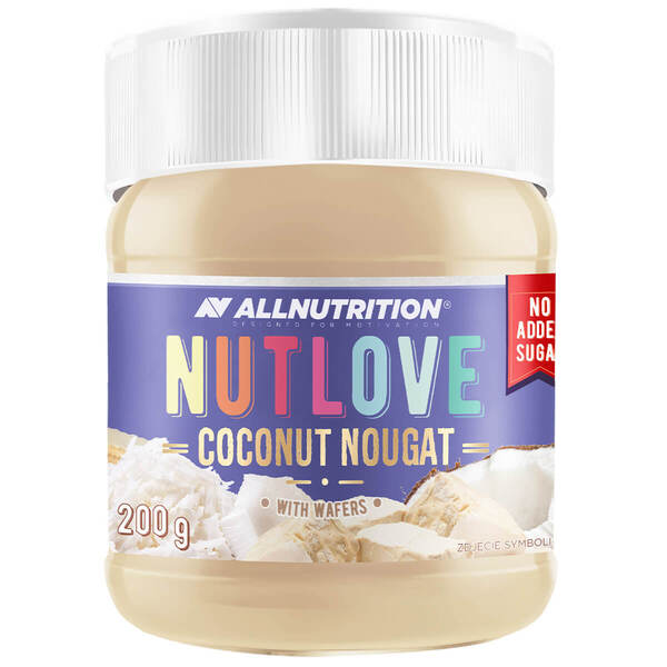 Allnutrition Nutlove Coconut Nougat with Wafers - 200g