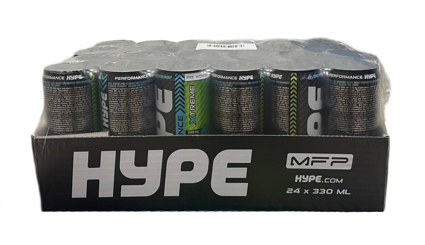 Hype Hype Xtreme Pre-Workout  .- 24 x 330 ml