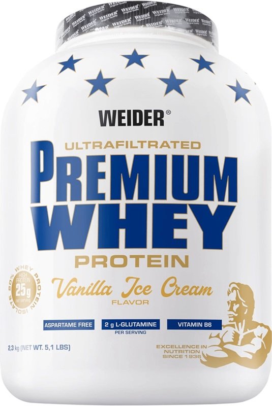 Weider Premium Whey, Vanilla Ice Cream - 500g