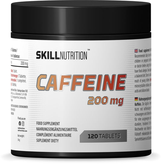 Skill Nutrition Caffeine 200mg - 120 tabs