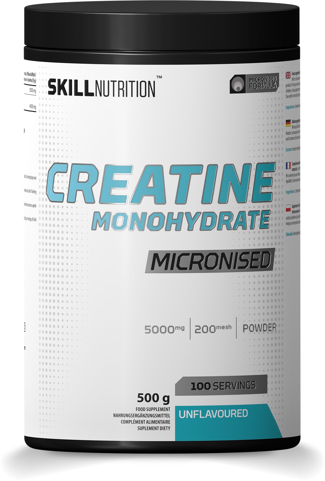 Skill Nutrition Micronised Creatine Monohydrate  - 500g