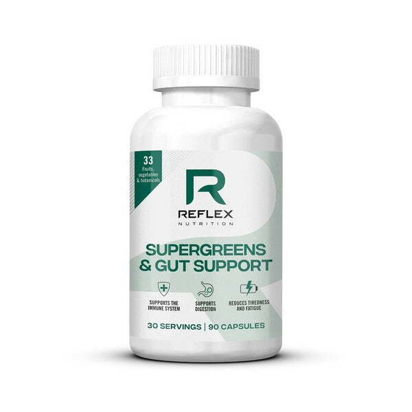 Reflex Nutrition Supergreens & Gut Support - 90 caps