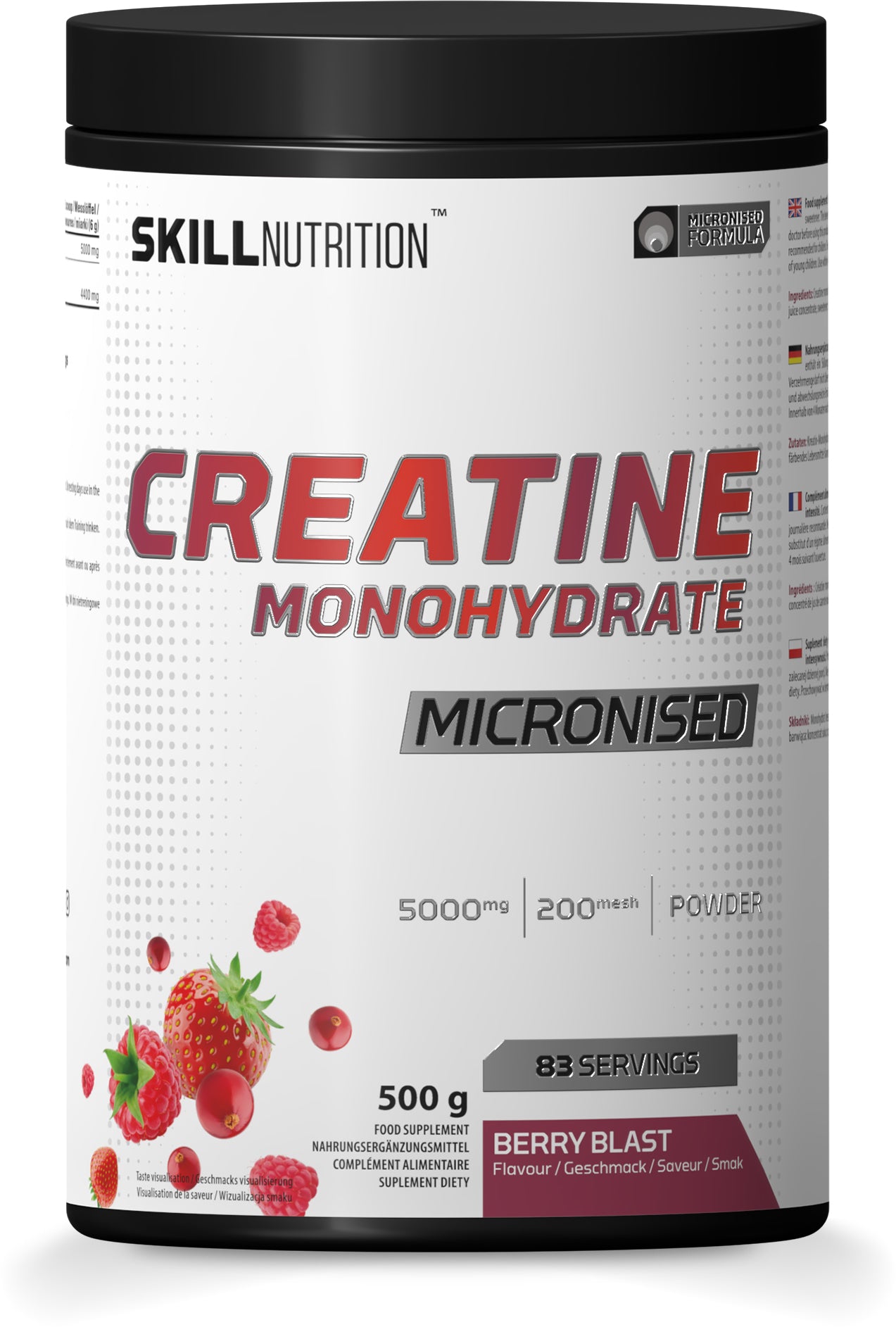 Skill Nutrition Micronised Creatine Monohydrate  - 500g