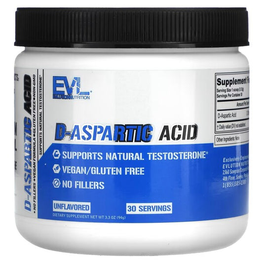 EVLution Nutrition D-Aspartic Acid - 94g