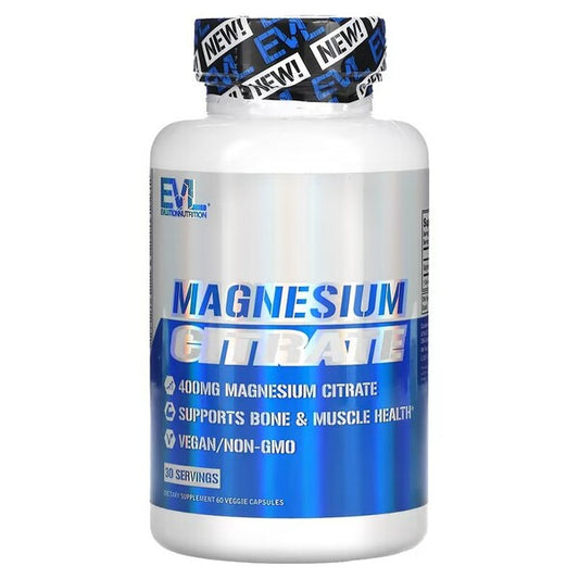 EVLution Nutrition Magnesium Citrate - 60 vcaps