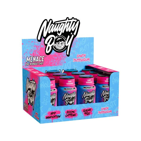 Naughty Boy Menace Pre-Workout Shot  - 12 x 60 ml.