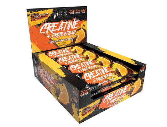 Warrior Creatine + Protein Bar  - 12 x 75g