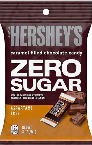 Hershey's Sugar Free Caramel Filled Chocolates Bag - 85g