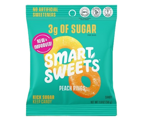 Smart Sweets Peach Rings - 50g