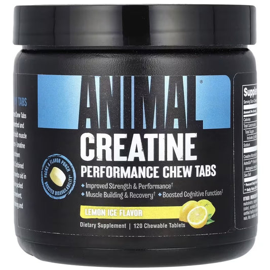 Animal Animal Creatine Chews  (EAN 039442005182) - 120 chewable tablets