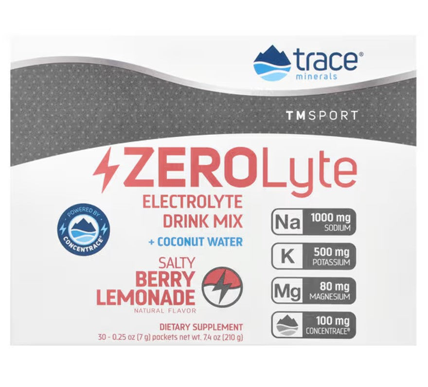 Trace Minerals ZEROLyte  - 30 packets