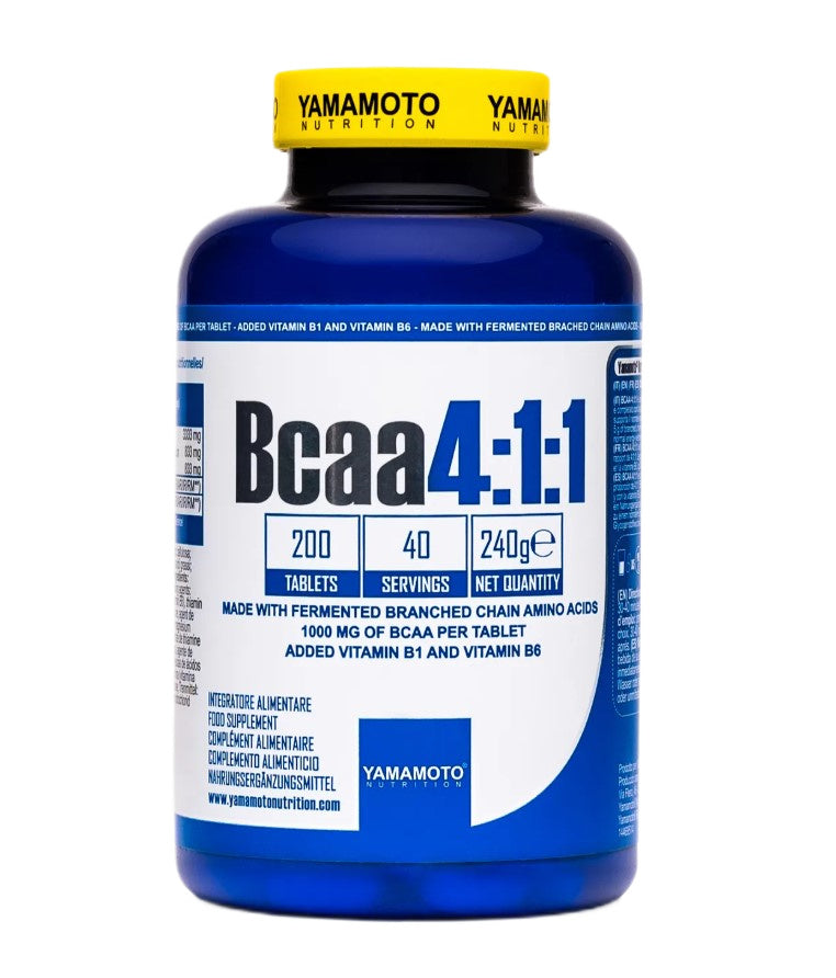 Yamamoto Nutrition BCAA 4:1:1 - 200 tablets